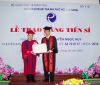 Lễ trao bằng cho Tân tiến sĩ Nguyễn Ngọc Huy